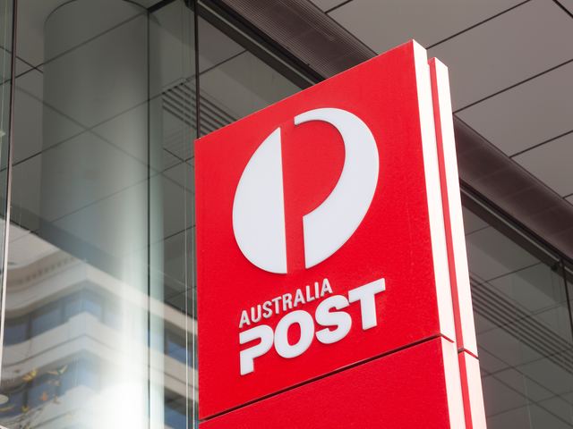 Australia Post signage — where bulk mail-outs are lodged