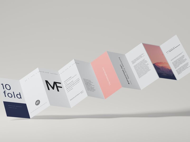 Multi-panel fundraising appeal brochure unfolded